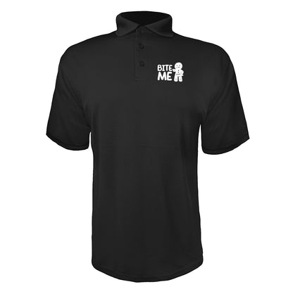 Men's Gingerbread Man Polyester Polo