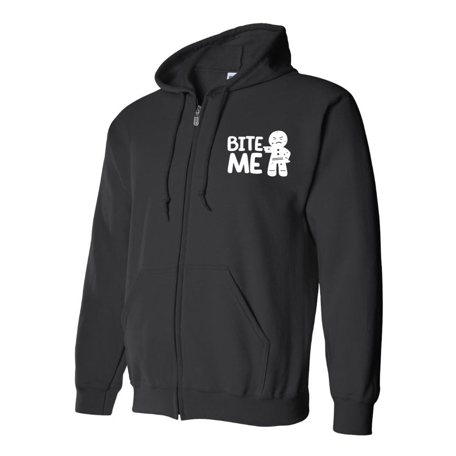 Men's Gingerbread Man Zipper Hoodie