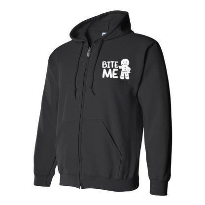 Men's Gingerbread Man Zipper Hoodie