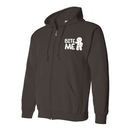 Men's Gingerbread Man Zipper Hoodie