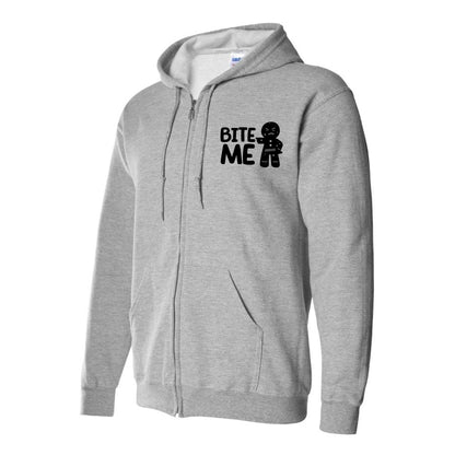 Men's Gingerbread Man Zipper Hoodie