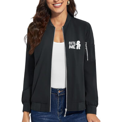 Women's Gingerbread Man Premium Bomber Jacket Outerwear