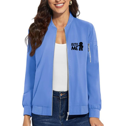 Women's Gingerbread Man Premium Bomber Jacket Outerwear