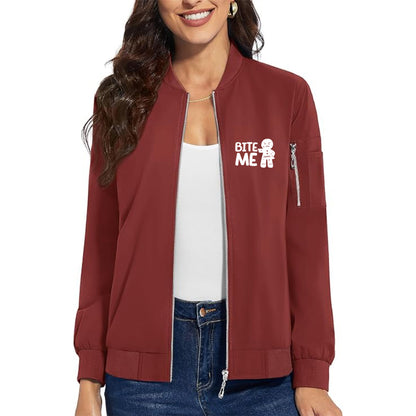 Women's Gingerbread Man Premium Bomber Jacket Outerwear