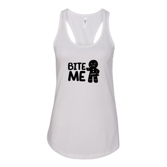 Women's Gingerbread Man Racerback Tank Top