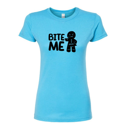 Women's Gingerbread Man Round Neck T-Shirt