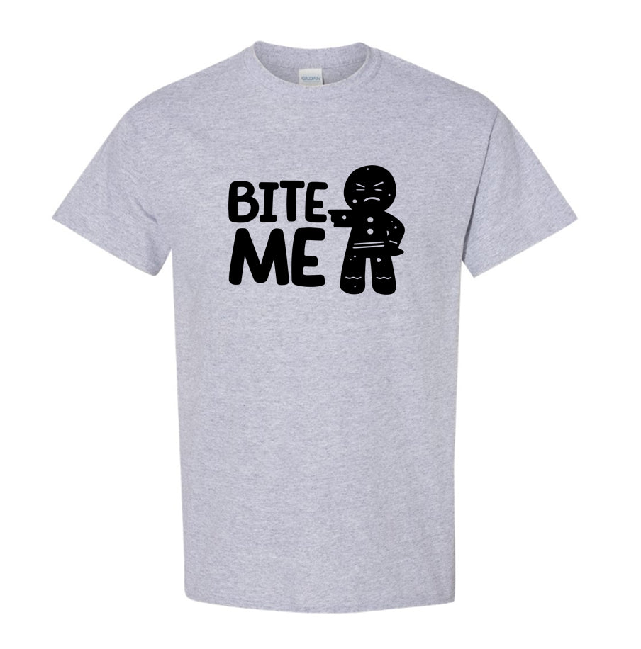 Youth Kids Gingerbread Man Cotton T-Shirt