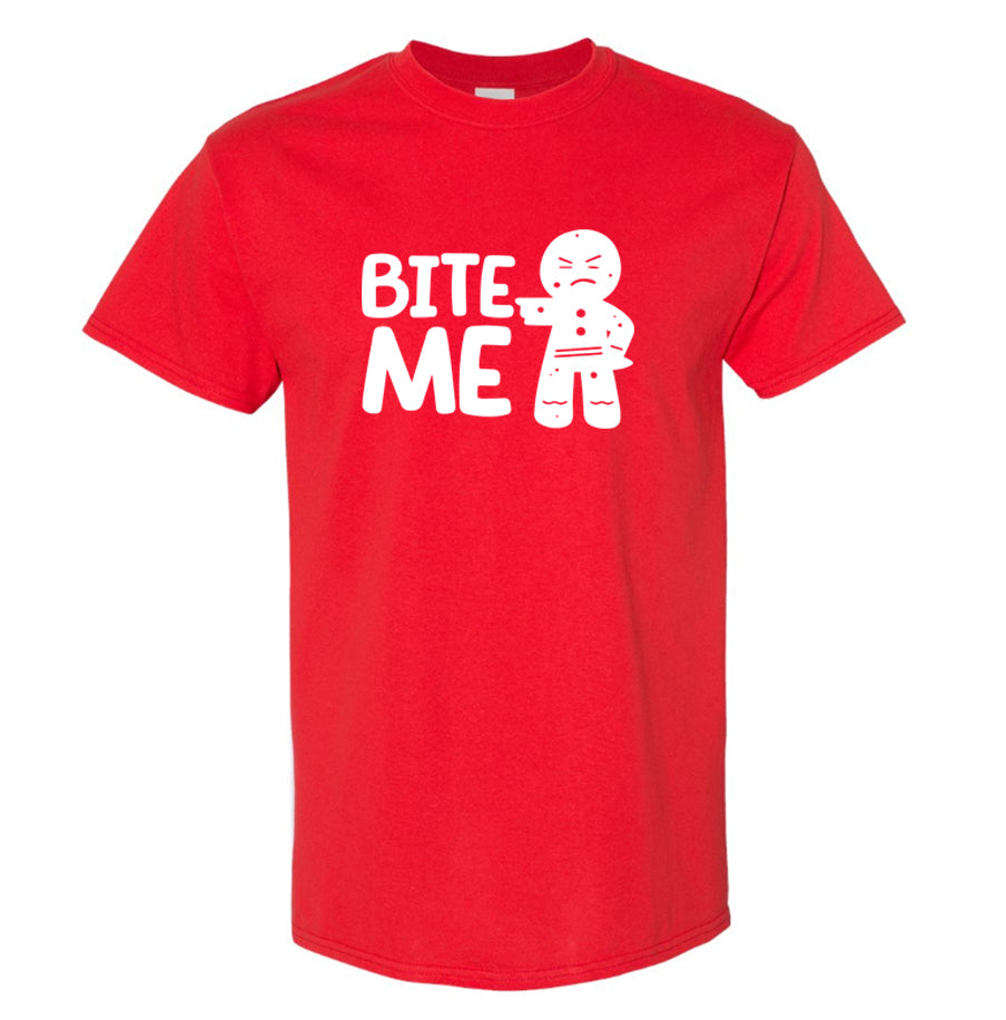 Youth Kids Gingerbread Man Cotton T-Shirt