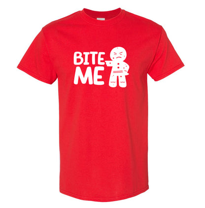 Youth Kids Gingerbread Man Cotton T-Shirt