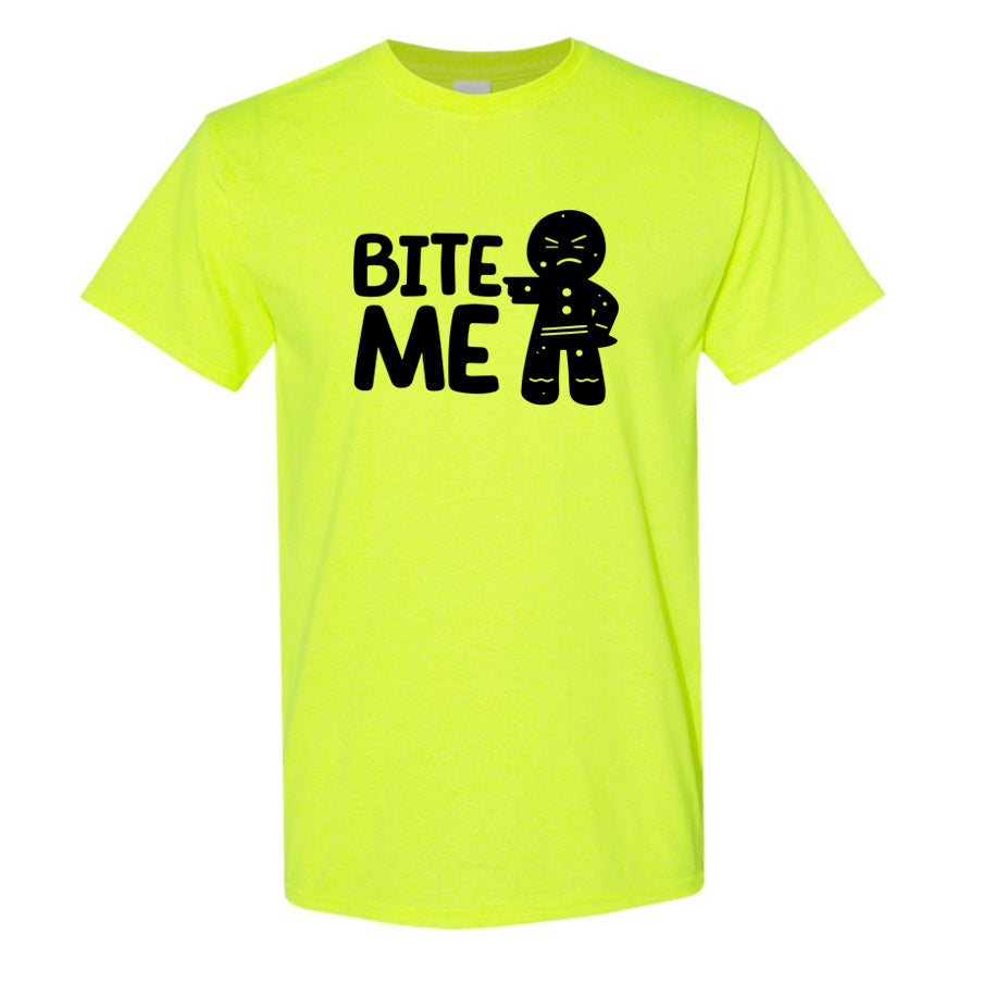 Youth Kids Gingerbread Man Cotton T-Shirt