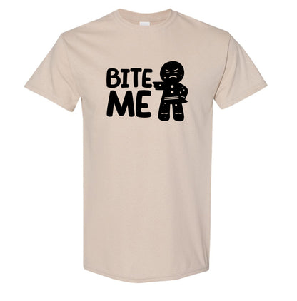 Youth Kids Gingerbread Man Cotton T-Shirt