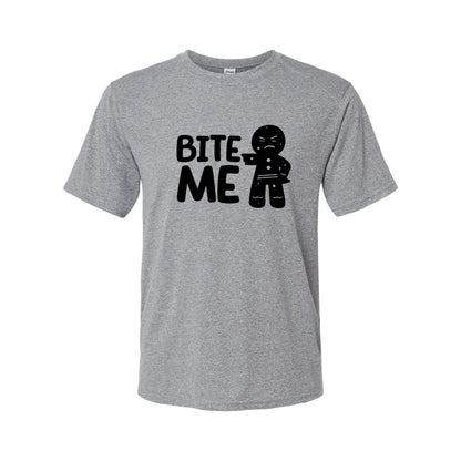 Youth Kids Gingerbread Man Polyester T-Shirt