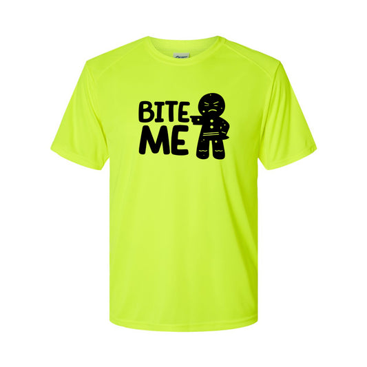 Youth Kids Gingerbread Man Polyester T-Shirt