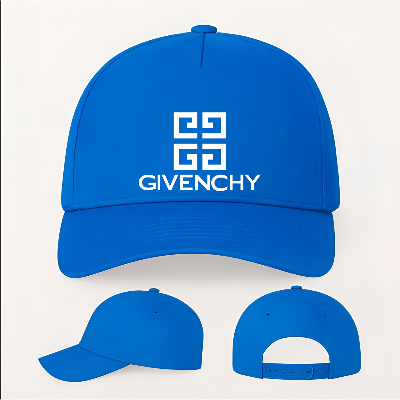 Givenchy Five Panel Twill Snapback Cap