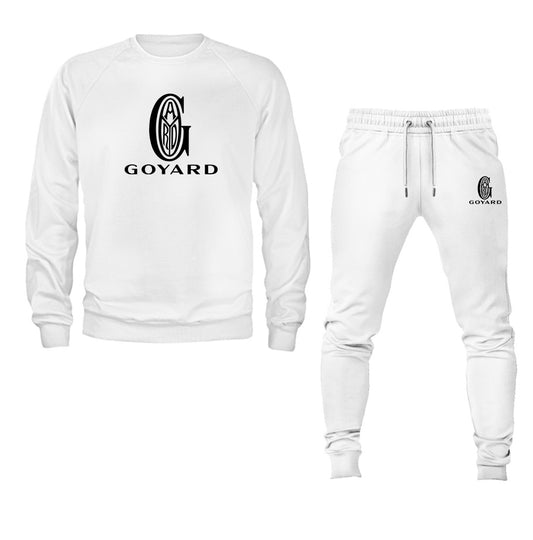 Men's Goyard Crewneck Sweatshirt Joggers Suit
