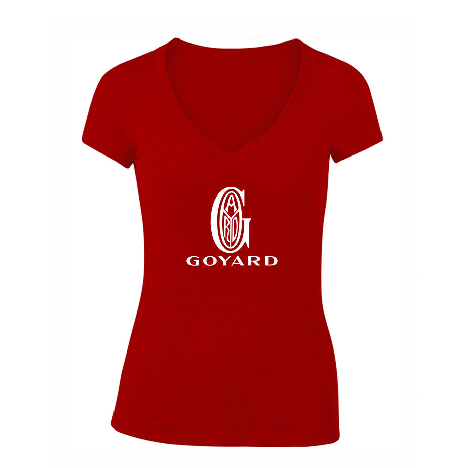 Women's Goyard V Neck T-Shirt
