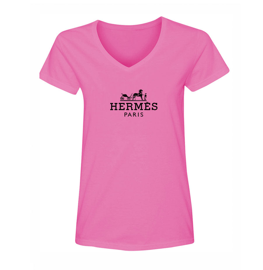 Women's Hermes V Neck T-Shirt