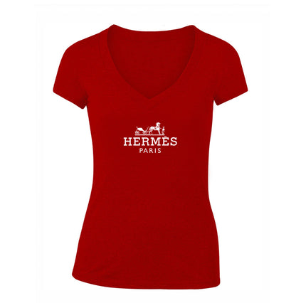 Women's Hermes V Neck T-Shirt