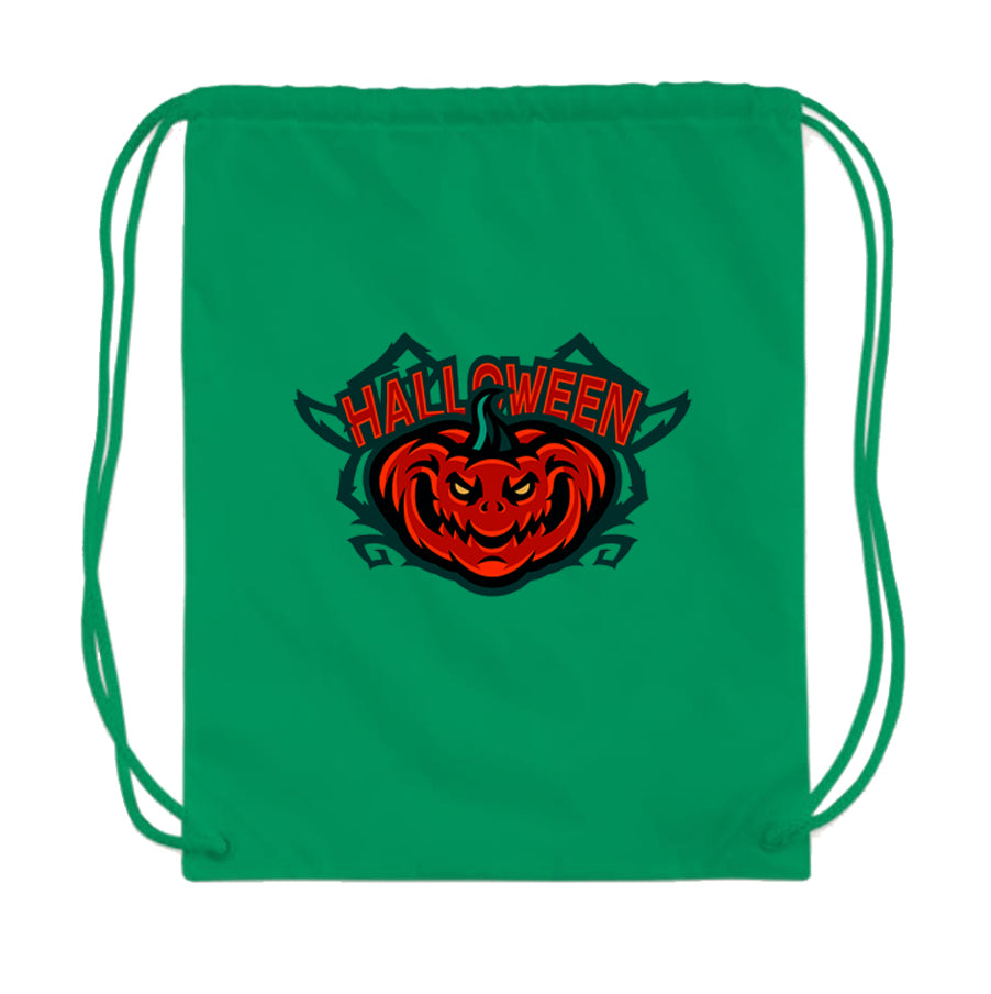 Halloween Pumpkin Drawstring Bag