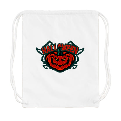 Halloween Pumpkin Drawstring Bag