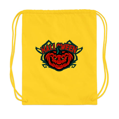 Halloween Pumpkin Drawstring Bag
