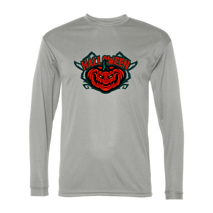Men's Halloween Pumpkin C2 Sport - Performance Long Sleeve T-Shirt - 5104