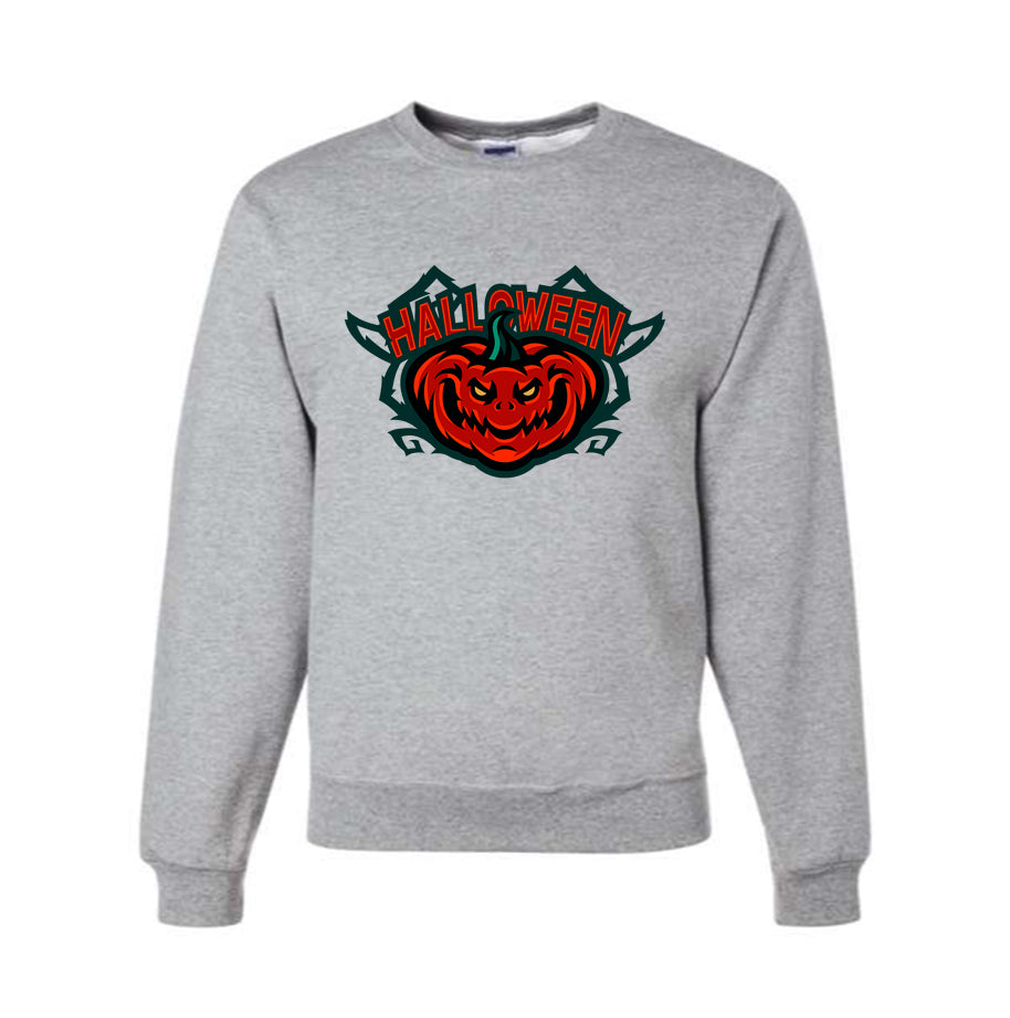 Men's Halloween Pumpkin Crewneck Sweatshirt