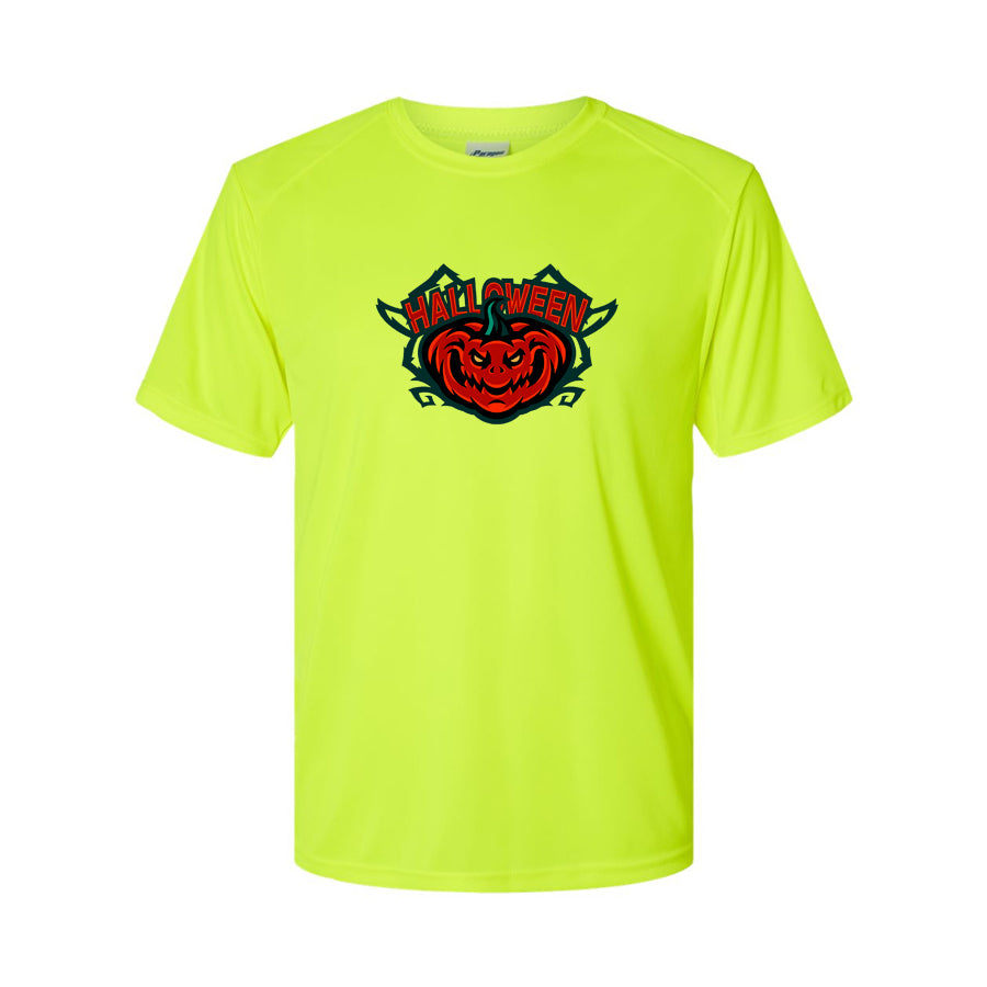 Men's Halloween Pumpkin Polyester T-Shirt