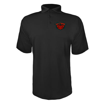 Men's Halloween Pumpkin Polyester Polo