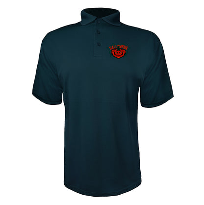 Men's Halloween Pumpkin Polyester Polo
