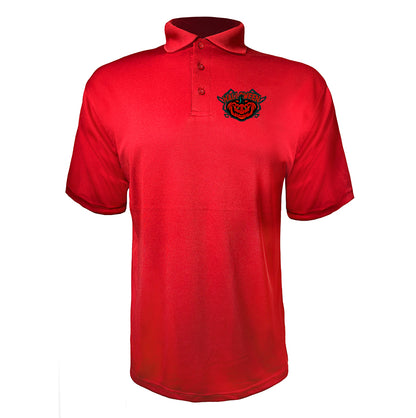 Men's Halloween Pumpkin Polyester Polo