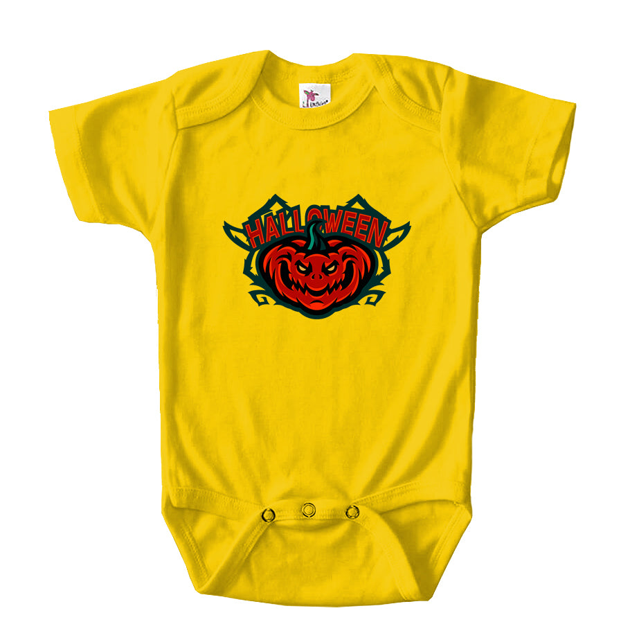 Halloween Pumpkin Baby Romper Onesie