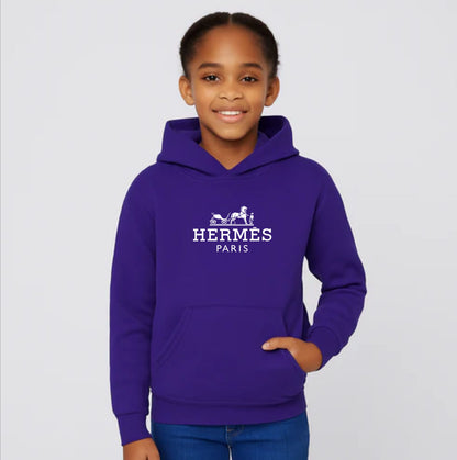 Youth Kids Hermes Pullover Hoodie