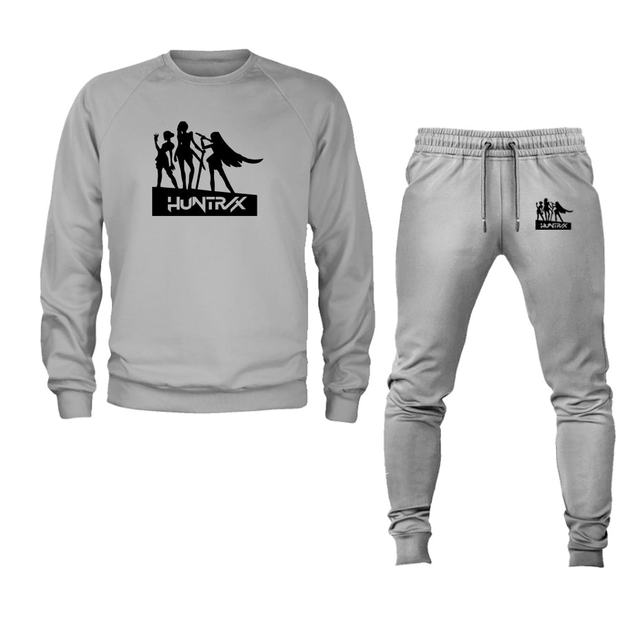 Men's Huntrix Crewneck Sweatshirt Joggers Suit