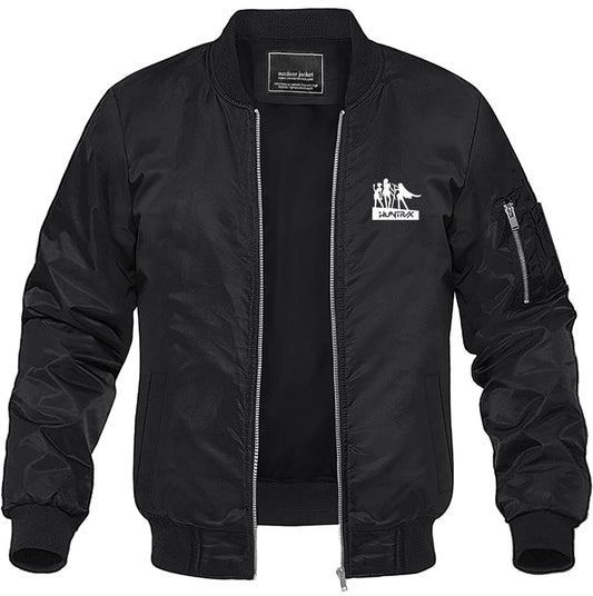 Men's Huntrix Lightweight Bomber Jacket Windbreaker Softshell Varsity Jacket Coat