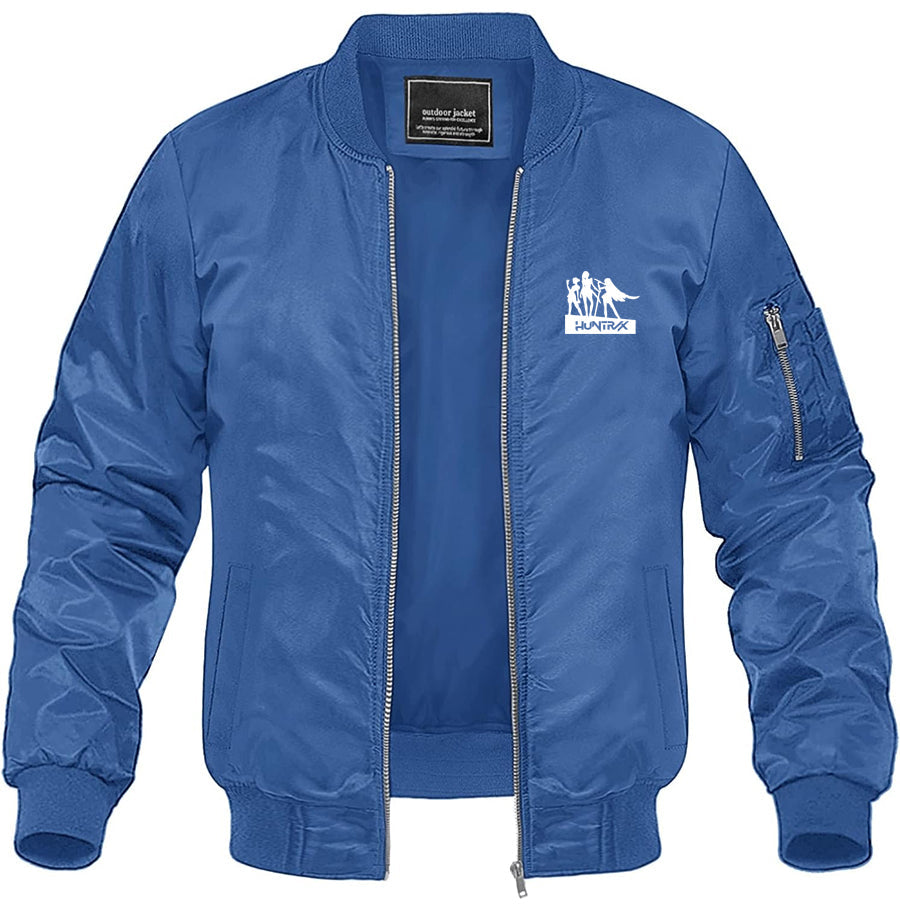 Men's Huntrix Lightweight Bomber Jacket Windbreaker Softshell Varsity Jacket Coat