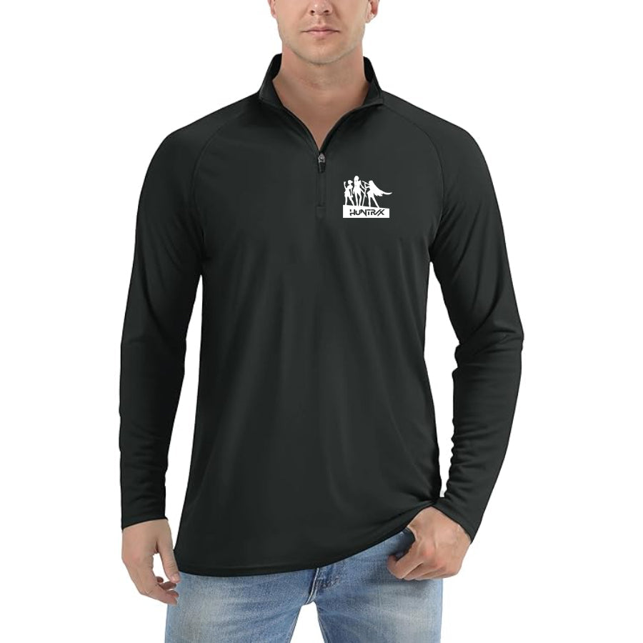 Men's Huntrix Lightweight Quarter-Zip Athletic Shirt – Long Sleeve Polyester Wear