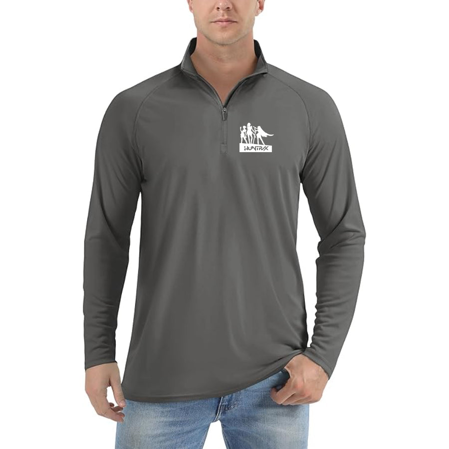 Men's Huntrix Lightweight Quarter-Zip Athletic Shirt – Long Sleeve Polyester Wear