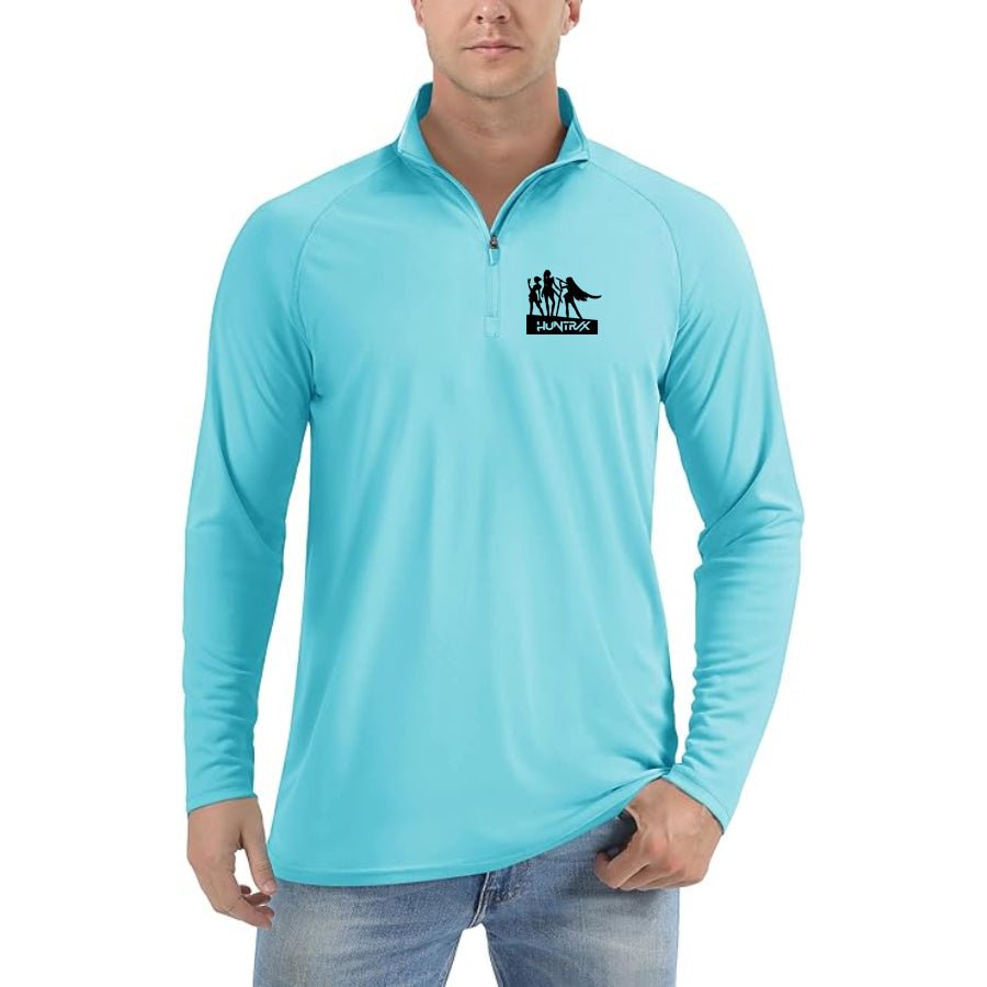 Men's Huntrix Lightweight Quarter-Zip Athletic Shirt – Long Sleeve Polyester Wear