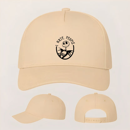 Jack Skellington Five Panel Twill Snapback Cap