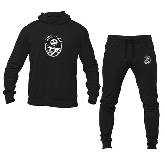 Men's Jack Skellington Hoodie Joggers Set