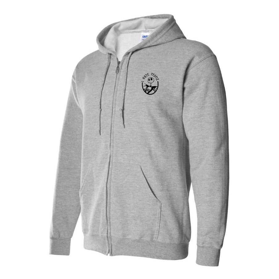 Men's Jack Skellington Zipper Hoodie