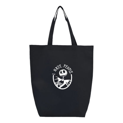 Jack Skellington Q-Tees - Non-Woven Gusset Bottom Tote - Q1251