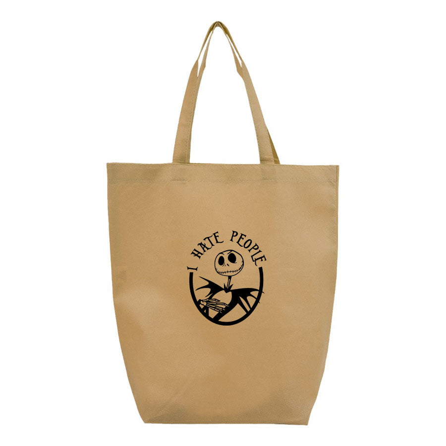 Jack Skellington Q-Tees - Non-Woven Gusset Bottom Tote - Q1251