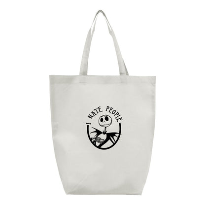 Jack Skellington Q-Tees - Non-Woven Gusset Bottom Tote - Q1251