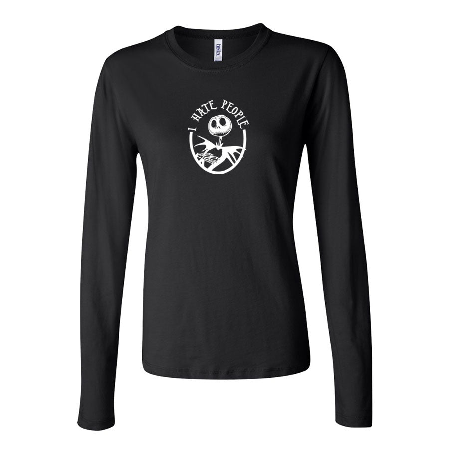 Women's Jack Skellington Long Sleeve T-Shirt