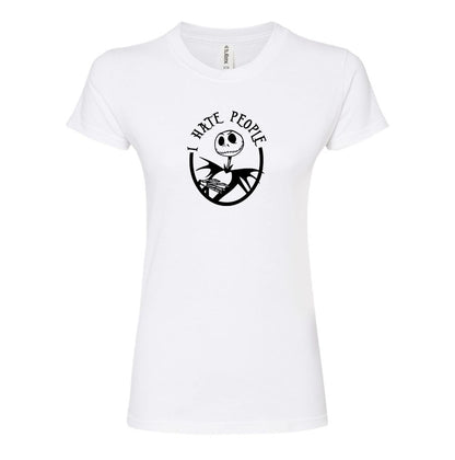 Women's Jack Skellington Round Neck T-Shirt