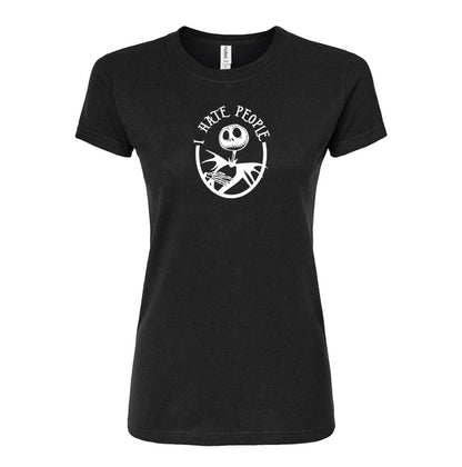 Women's Jack Skellington Round Neck T-Shirt