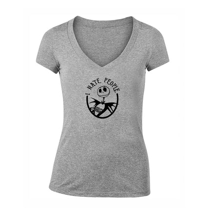 Women's Jack Skellington V Neck T-Shirt