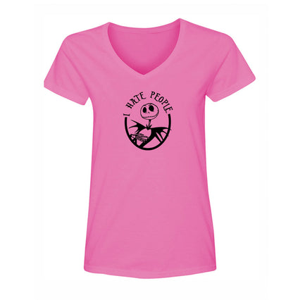 Women's Jack Skellington V Neck T-Shirt